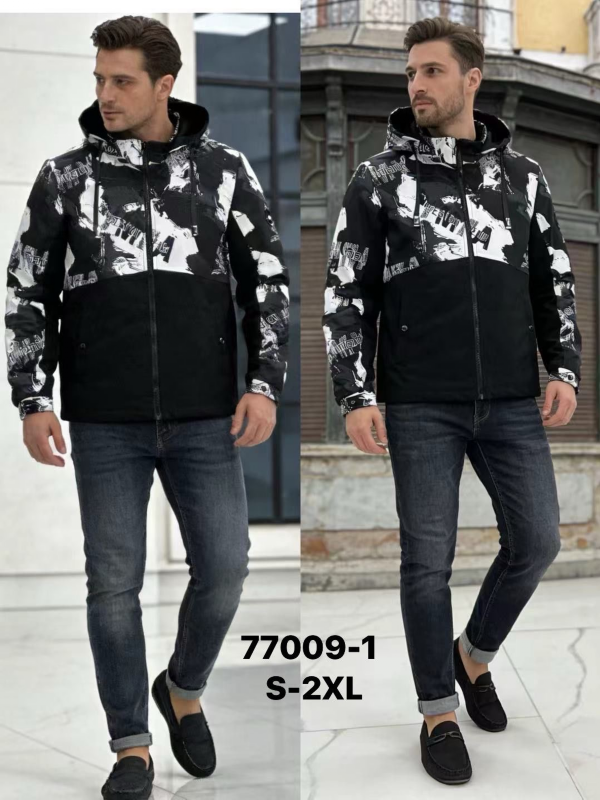 Kurtka męska cienka Roz S-2XL, 1 Kolor Paczka 5 szt